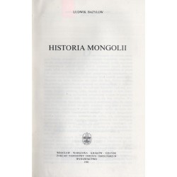 Historia Mongolii