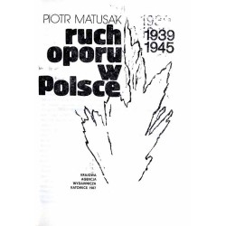 Ruch oporu w Polsce. 1939-1945