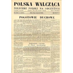 Polska Walcząca - Żołnierz polski na obczyźnie. Fighting Poland. Weekly for the Polish Forces. R.3 (1941). Nr 4 (25 stycznia 194