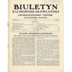 Ruch Zachodnio-Słowiański  Západo-Slovansky Vestnik  West-Slavian Bulletin. R.3 (1942). Nr 6
