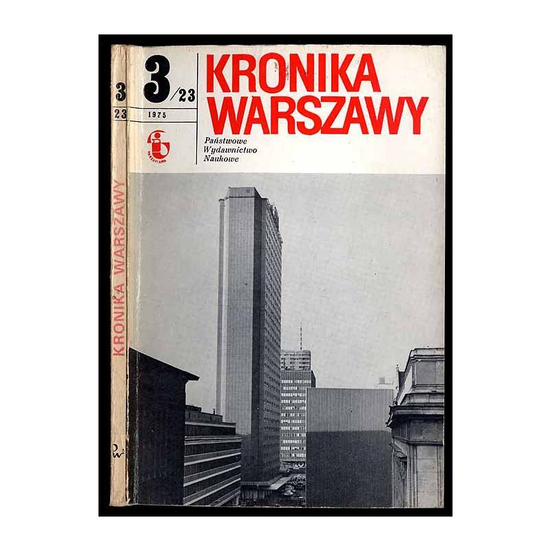 Kronika Warszawy. 1975. Nr 3/23