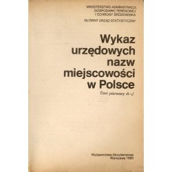 Wykaz urzędowych nazw miejscowości w Polsce. 3t