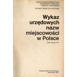 Wykaz urzędowych nazw miejscowości w Polsce. 3t