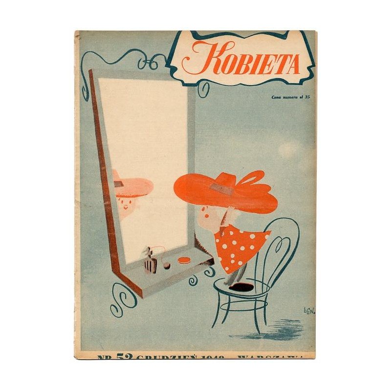 Kobieta. Tygodnik. 1948. Nr 52 (Grudzień 1948) [Jan Lenica]