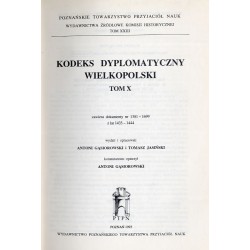 Kodeks dyplomatyczny Wielkopolski. T.10: Zawiera dokumenty nr 1381-1699 z lat 1435-1444