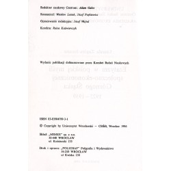 Etatyzm w polskiej myśli społeczno-ekonomicznej Górnego Śląska 1922-1939