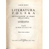 Literatura polska od początków do wojny światowej. 4tomy