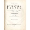 Literatura polska od początków do wojny światowej. 4tomy