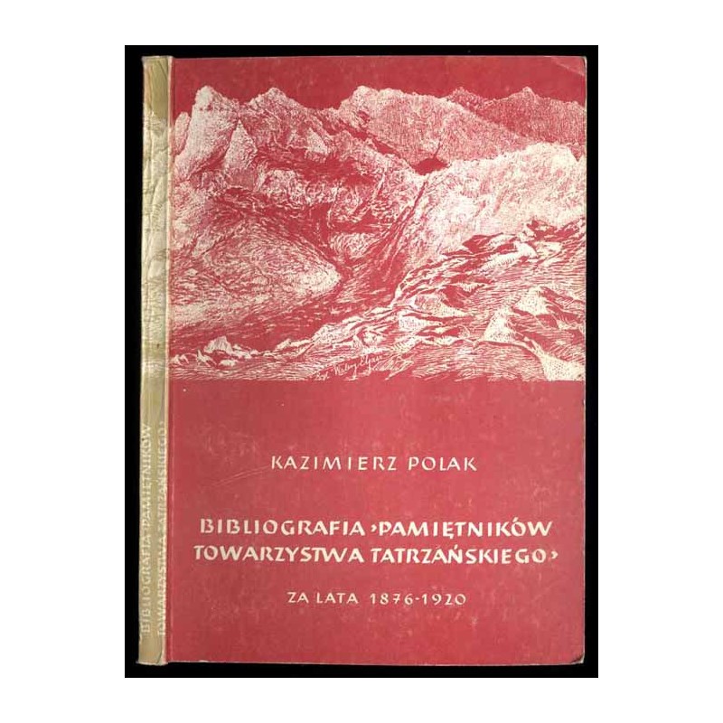 Bibliografia "Pamiętników Towarzystwa Tatrzańskiego" za lata 1876-1920