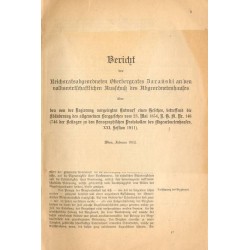 Bericht des Reichstagsabgeordneten Oberbergrates Zarański an den volkswirtschaflischen Ausschutz des Abgeordntenhauses [...] Wie