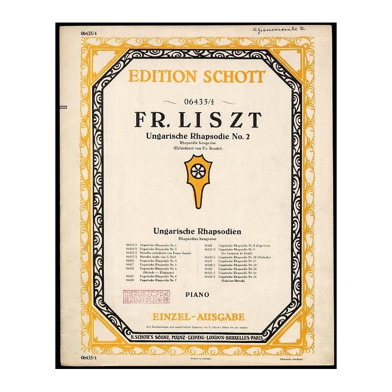 Ungarische Rhapsodie No. 2