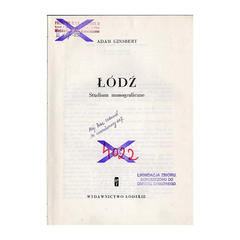 Łódź. Studium monograficzne