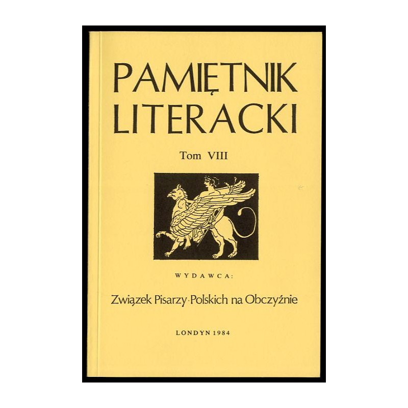 Pamiętnik Literacki. T.8