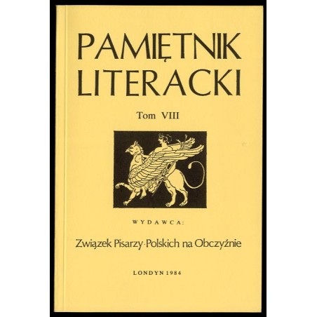Pamiętnik Literacki. T.8