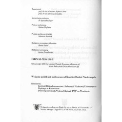 Materiały bibliograficzno-internetowe do współczesnych polsko-niemieckich kontaktów książki i mediów oraz dziedzin pokrewnych