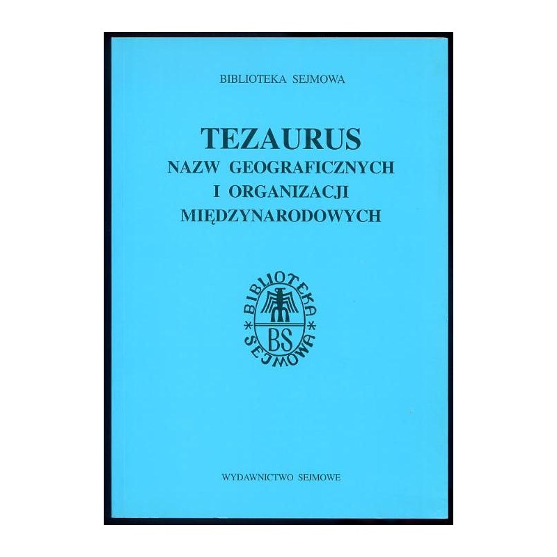 Tezaurus nazw geograficznych i organizacji międzynarodowych