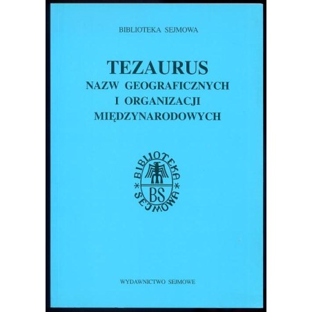 Tezaurus nazw geograficznych i organizacji międzynarodowych