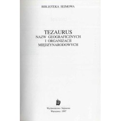 Tezaurus nazw geograficznych i organizacji międzynarodowych