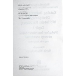 Katalog dokumentów dźwiękowych Biblioteki Narodowej. Cz.1: Wokalno-instrumentalne utwory sceniczne. Nagrania kompletne