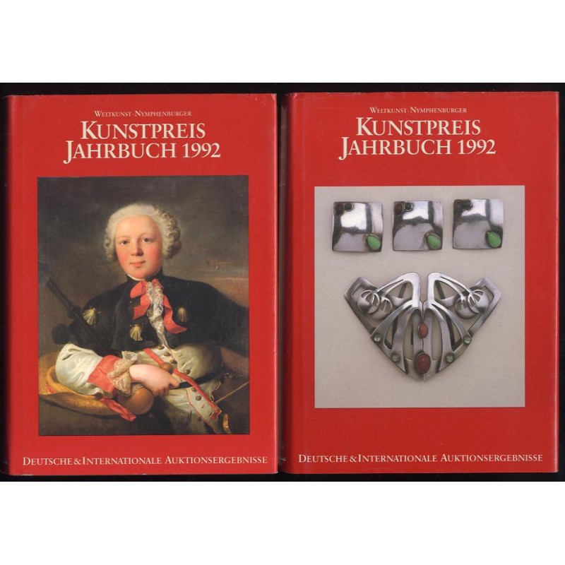 Kunstpreis Jahrbuch 1992. Deutsche und Internationale Auktionsergebnisse. Band.47 Teil 1-2 w 2 vol