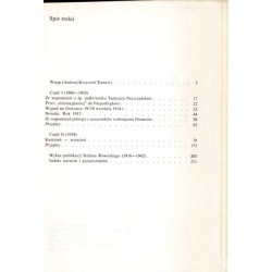 Wspomnienia i notatki autobiograficzne (1906-1939)