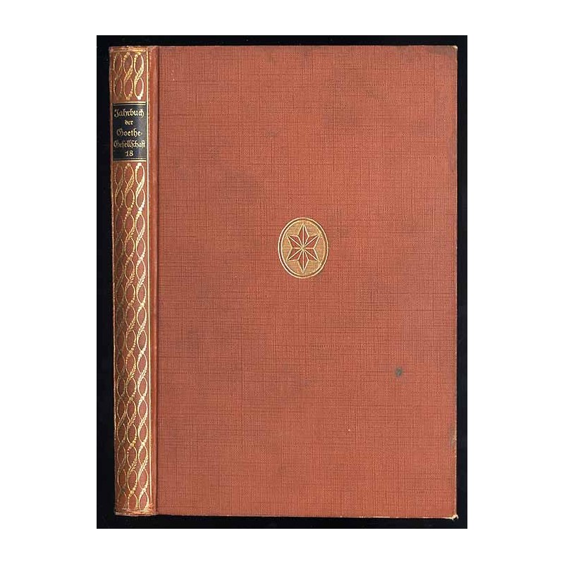 Jahrbuch der Goethe-Gesellschaft. B.18 (1932)