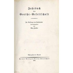 Jahrbuch der Goethe-Gesellschaft. B.18 (1932)