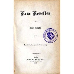 Neue Novellen