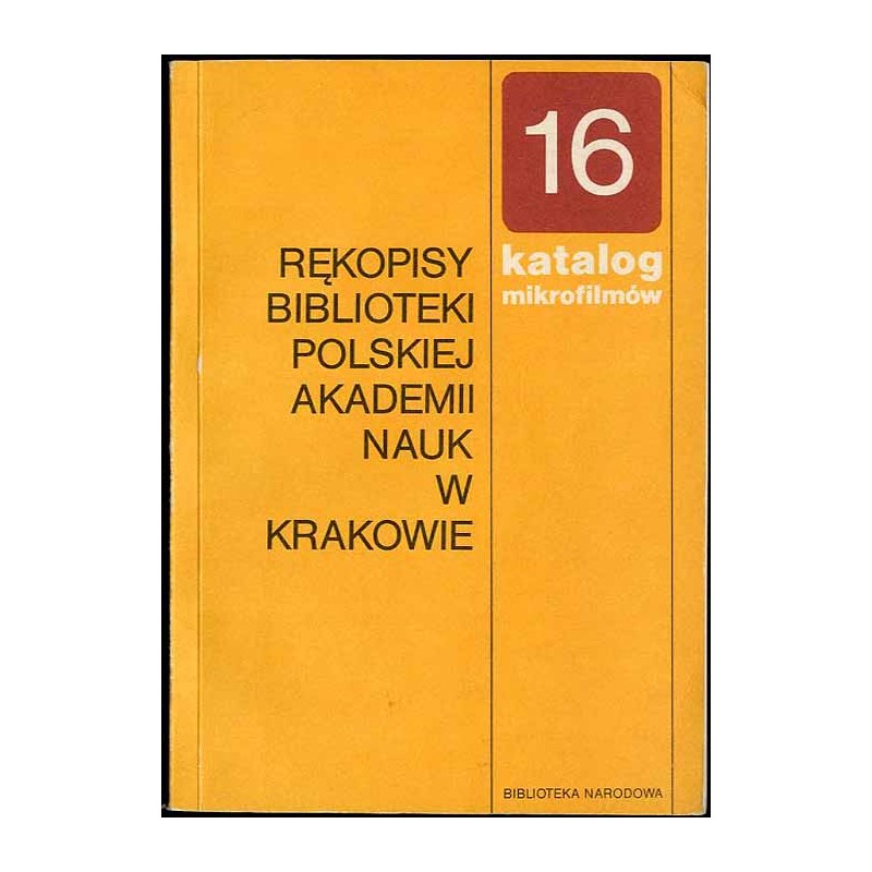Rękopisy Biblioteki Czartoryskich w Krakowie