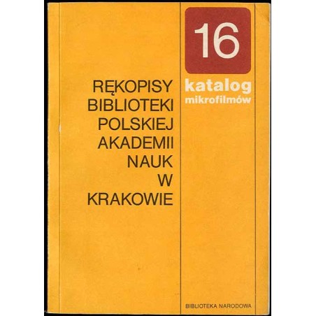 Rękopisy Biblioteki Czartoryskich w Krakowie