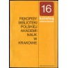 Rękopisy Biblioteki Czartoryskich w Krakowie