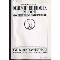 Deutsche Bildhauer um 1900 von Hildebrand bis Lehmbruck