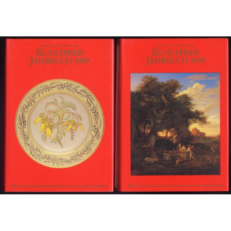 Kunstpreis Jahrbuch 1989. Deutsche und Internationale Auktionsergebnisse. Band.44 Teil 1-2 w 2 vol