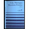 Folia Philologica Macedono-Polonica. T.3