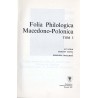 Folia Philologica Macedono-Polonica. T.3