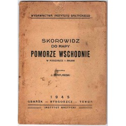 Skorowidz do mapy Pomorze Wschodnie w podziałce 1:500000