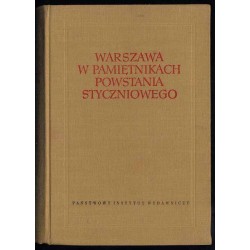 Warszawa w pamiętnikach powstania styczniowego