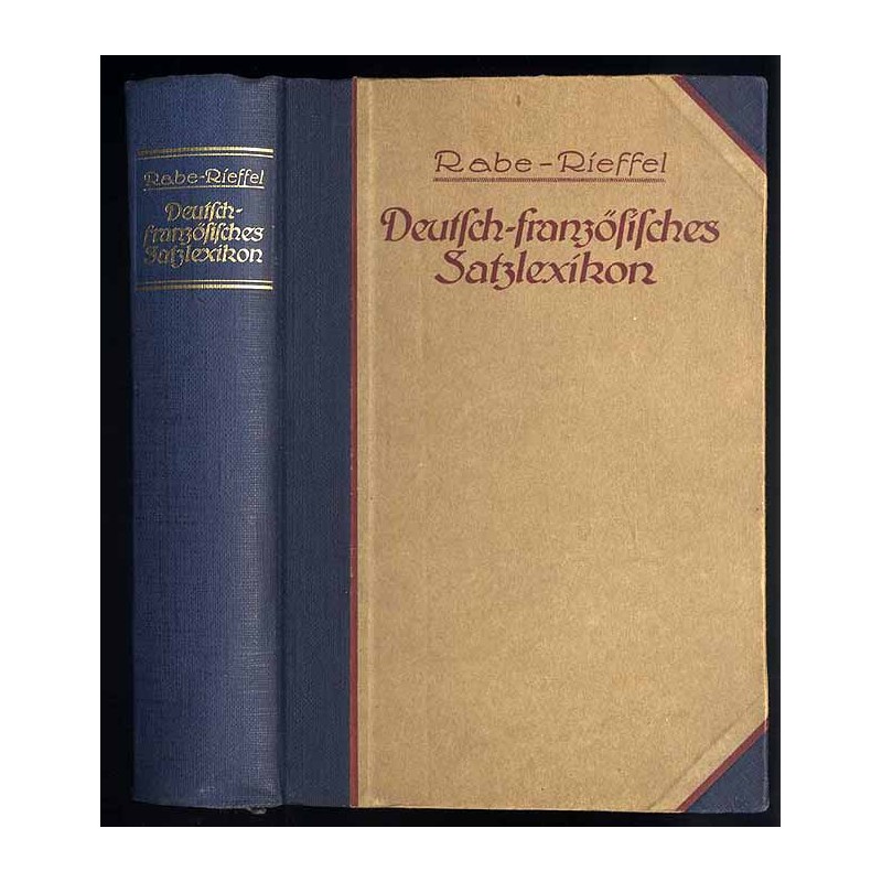 Deutsch-französisches Satzlexikon für Praxis und Unterricht