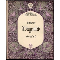 Wiegenlied. Op. 4. No. 3