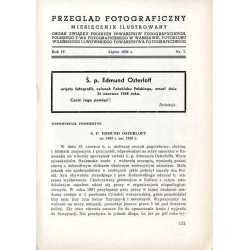 Przegląd Fotograficzny. Miesięcznik ilustrowany. Organ Związku Polskich Towarzystw Fotograficznych, Polskiego T-wa Fotograficzne