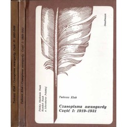 Czasopisma awangardy. Cz.1: 1919-1931 Cz.2: 1931-1939. 2 vol.