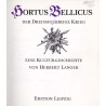 Hortus bellicus. Der Dreissigjährige Krieg. Eine Kulturgeschichte