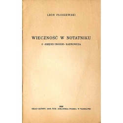 Wieczność w notatniku. O "Księdze ubogich" Kasprowicza
