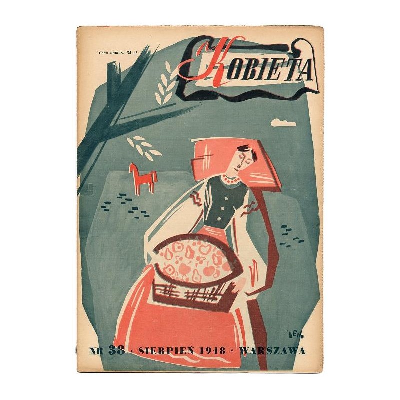 Kobieta. Tygodnik. 1948. Nr 38 (Sierpień 1948) [Jan Lenica]