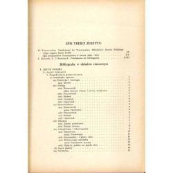 Język Polski Organ Towarzystwa Miłośników Języka Polskiego. Zeszyt jubileuszowy. Bibliografia zawartości roczników 1-50