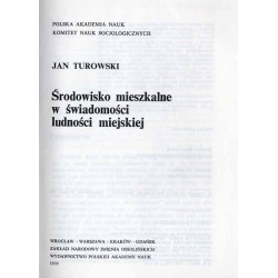 Środowisko mieszkalne w świadomości ludności miejskiej