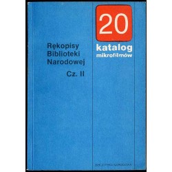 Rękopisy Biblioteki Narodowej. Cz.2
