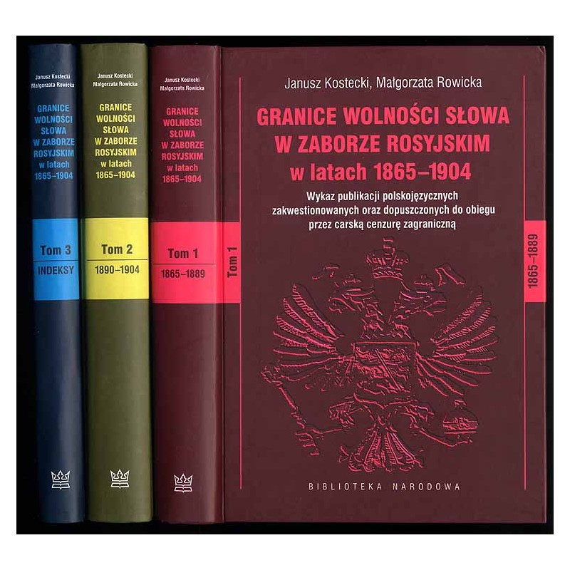 Granice wolności słowa w zaborze rosyjskim w latach 1865-1904. Wykaz publikacji polskojęzycznych zakwestionowanych oraz dopuszcz