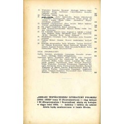 Obraz współczesnej literatury polskiej 1884-1933 Obraz współczesnej literatury polskiej 1884-1934. 3 tomy w 2 woluminach (kompl