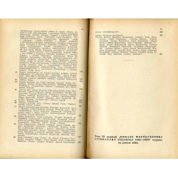 Obraz współczesnej literatury polskiej 1884-1933 Obraz współczesnej literatury polskiej 1884-1934. 3 tomy w 2 woluminach (kompl